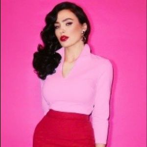 VIXEN TOP IN ROSE PINK